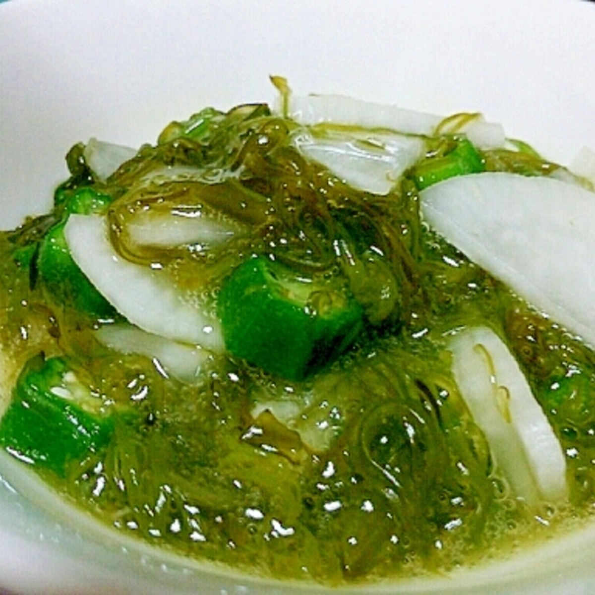 めかぶとオクラのしょうがポン酢あえのレシピ・作り方 簡単＆時短- レタスクラブ