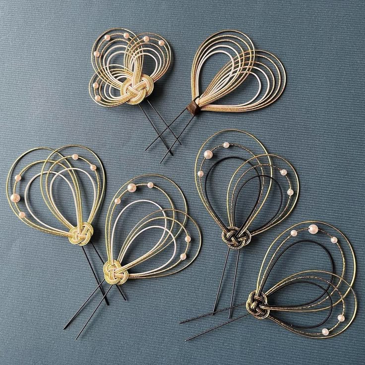 水引の鳥の羽根フェザーバレッタの魅力