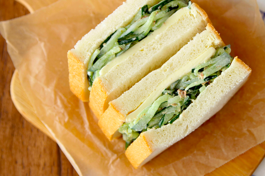 きゅうりのサンドイッチ 野菜のサンドイッチ講座 パン食系女子