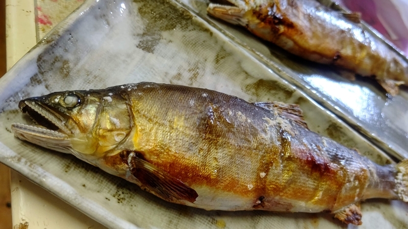 山椒香る アユのポン酢ホイル焼き