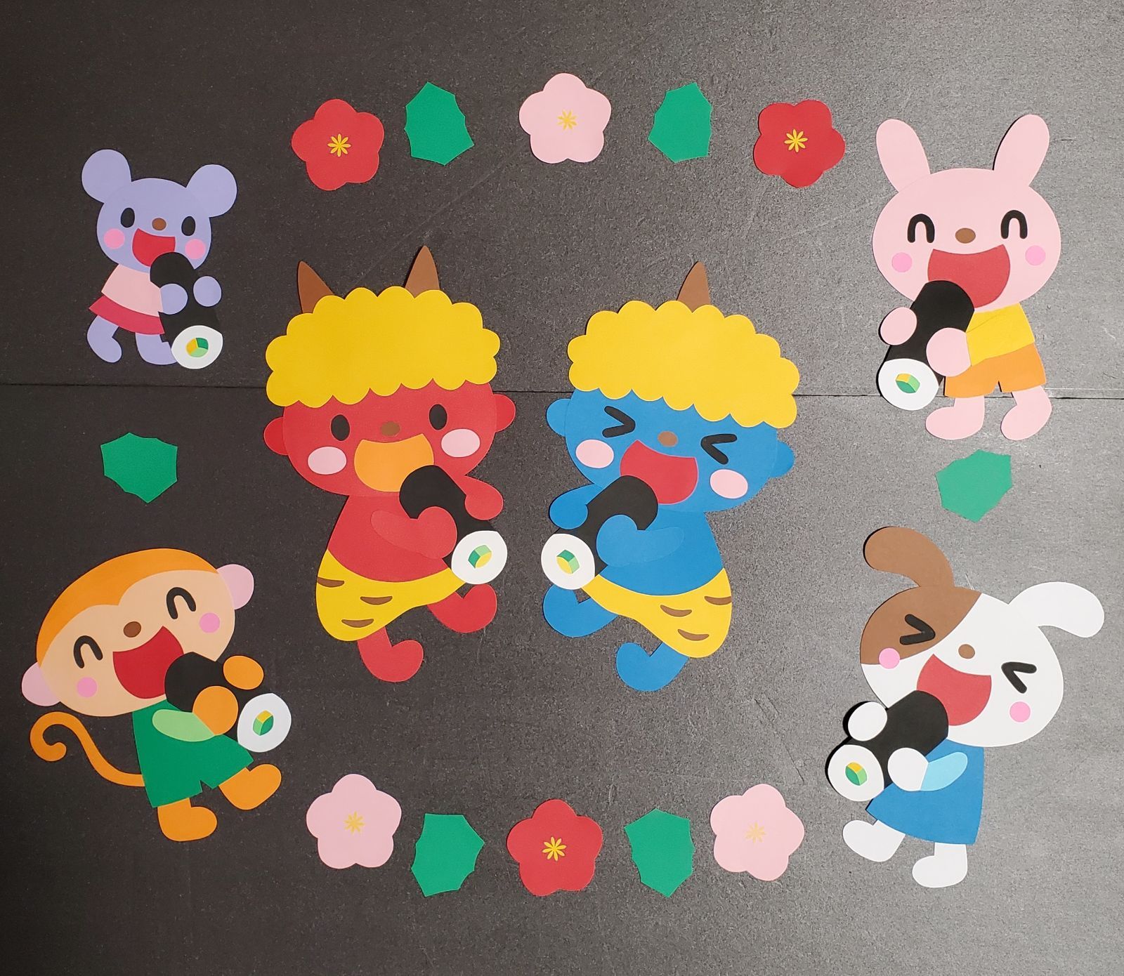 保育 2月の節分に向けて作りたい壁面飾りのアイデア2ページ