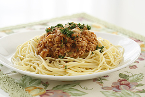 夏の簡単ランチに 納豆とキムチの冷製パスタ