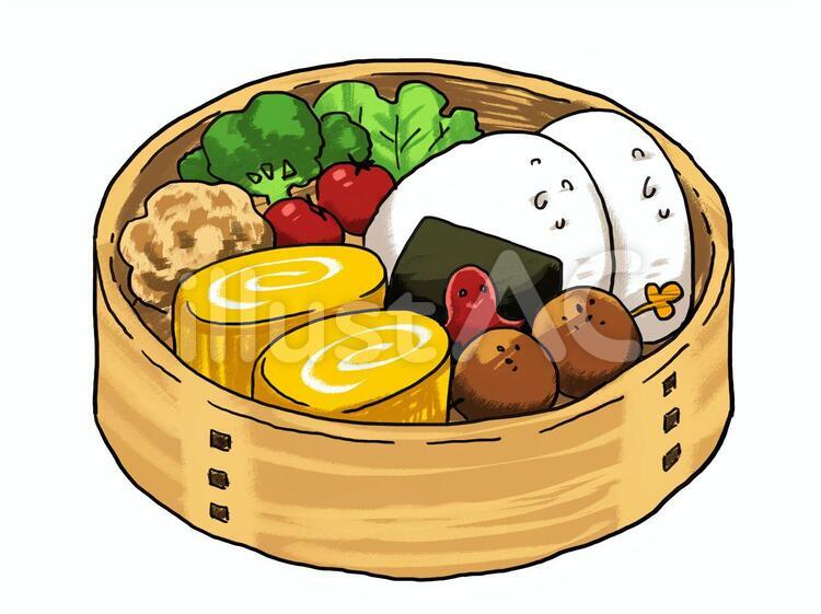 お弁当イラスト242 無料写真