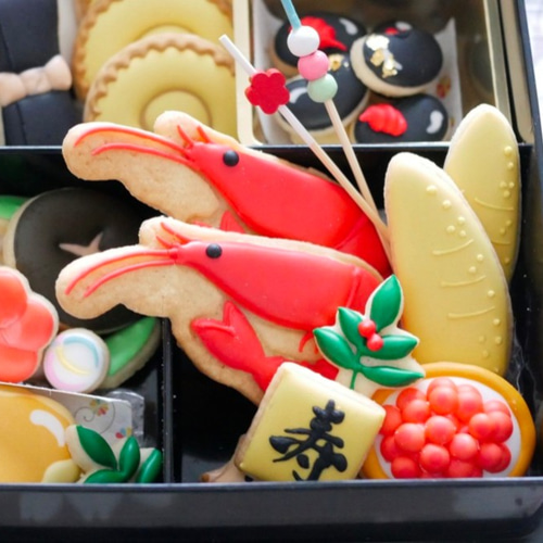 お正月 クッキー型 抜き型 ８点セット 型抜き おせちw u ＊ うぃずゆ