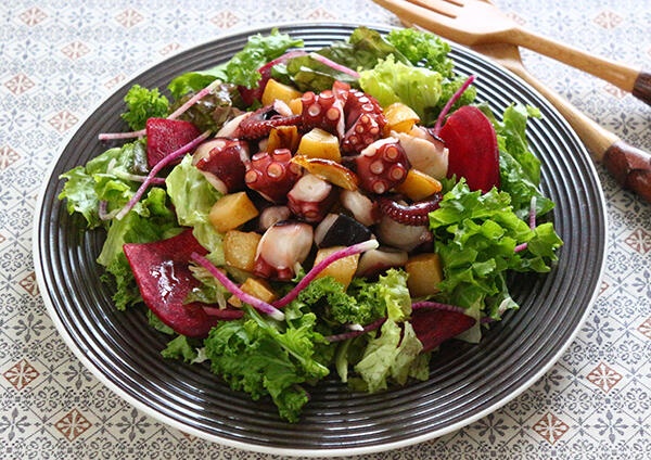 コストコシーフードミックスとバジルペーストで簡単『ポテトシーフードサラダ』とワインのペアリングTETSUYA WINE SELECTIONS