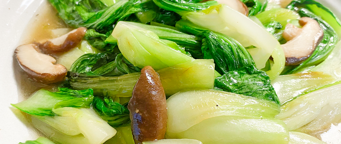 チンゲン菜ときのこのナムル