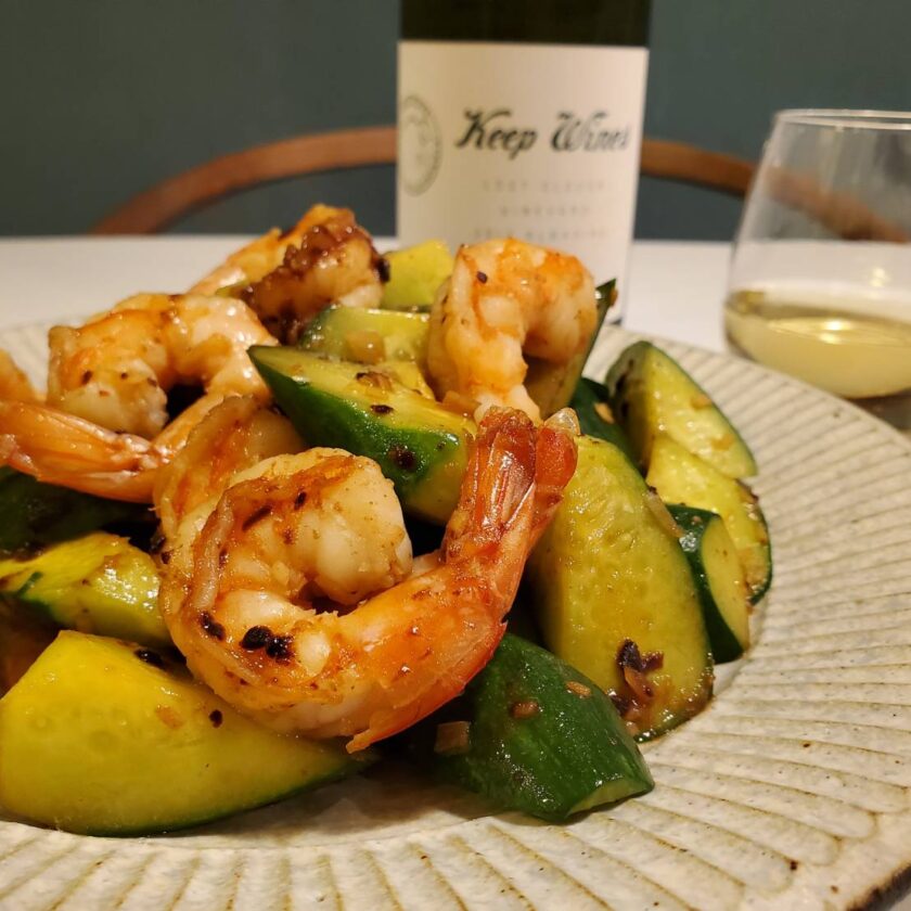 冷凍むきえびで簡単♪エビチリ玉子炒め