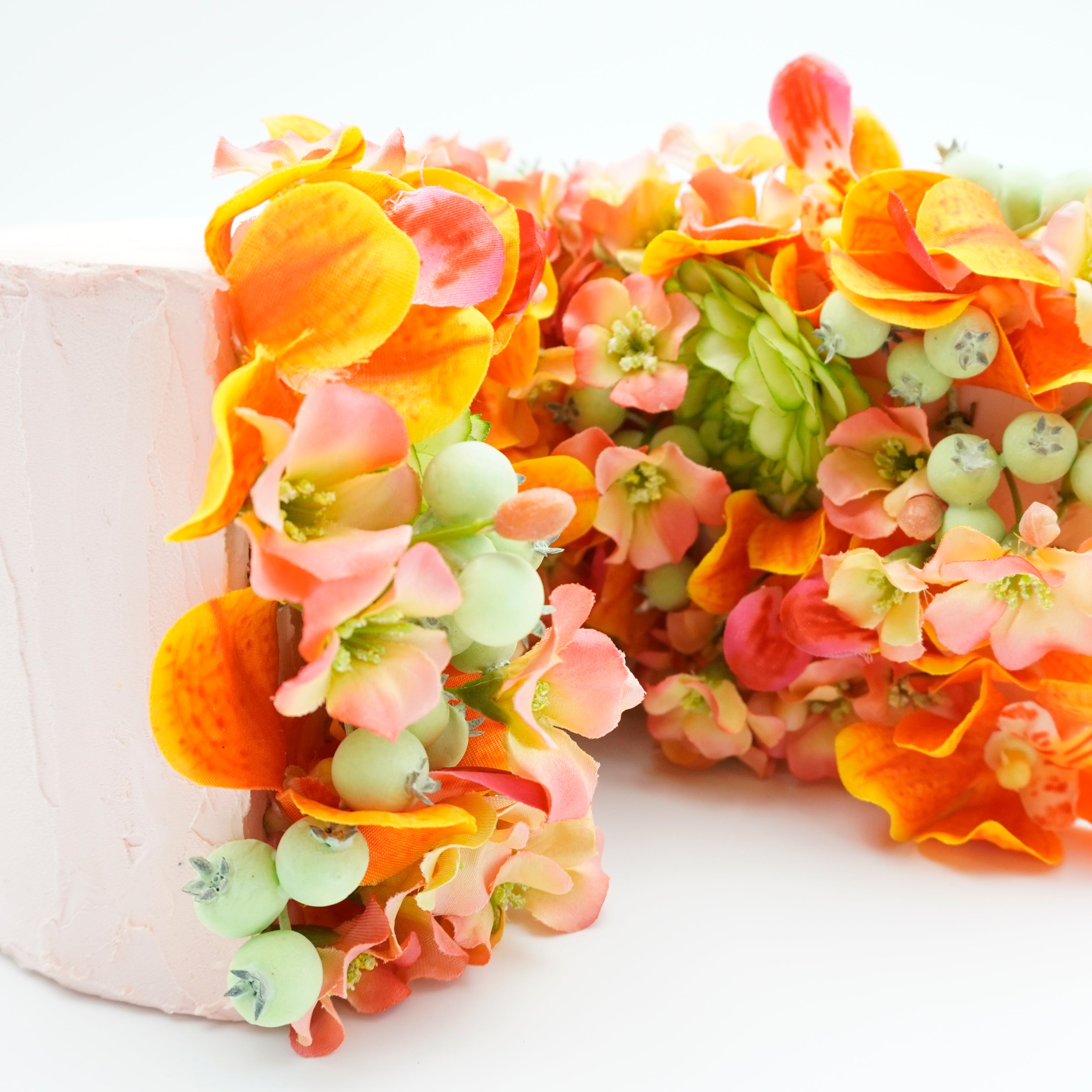 ドライフルーツ No.545 オレンジ クレイケーキ 花材 ハンドメイド資材 リースcocoro