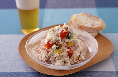 ひじきとチーズのおからサラダ – 月とみのり