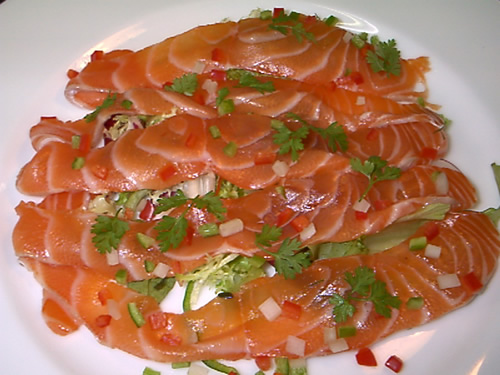 スモークサーモンの前菜料理教室 Ohana kitchen powered by BASE