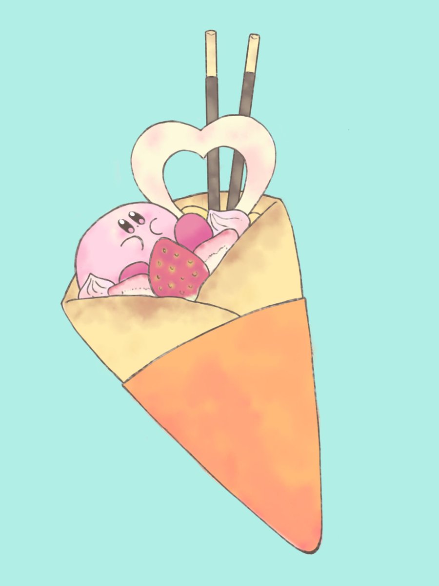 クレープのイラストかわいいフリーアイコン・イラストの無料素材サイトフリーペンシル