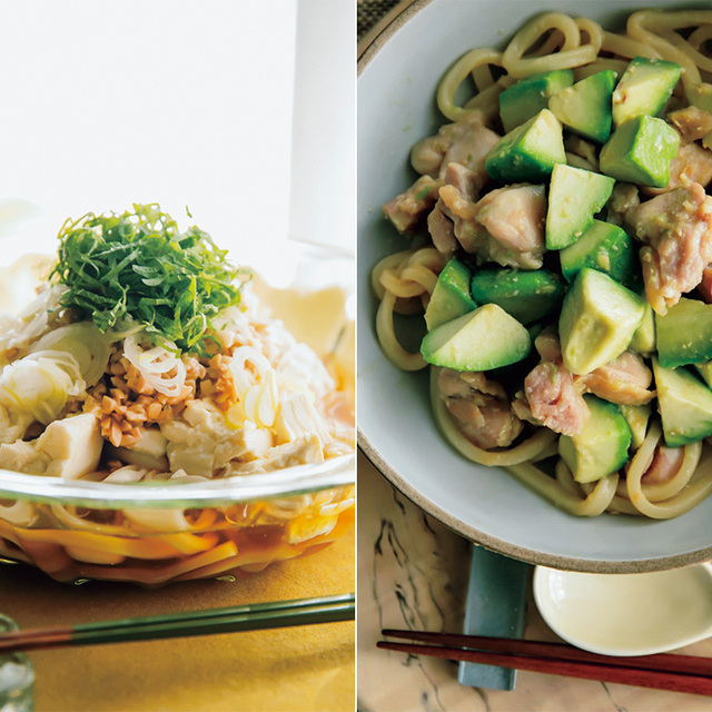 温玉ぶっかけうどん♡冷凍うどん&卵を簡単レンジ調理