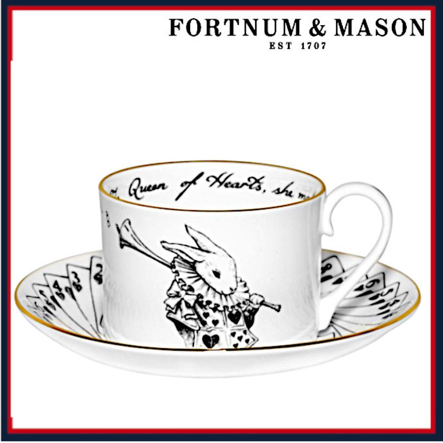 アフタヌーンティー 不思議の国のアリス ティーカップ&ソーサー ディズニー アリスインワンダーランド AfternoonTea