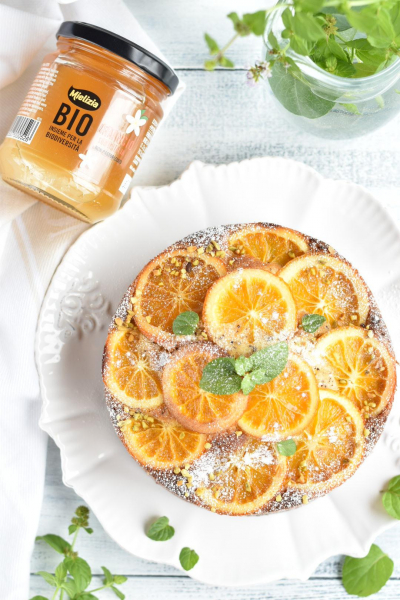 1725 食品・飲料・お酒1771 オレンジ1段Ｍ クレイケーキ ハーフバースデー ファーストバースデ