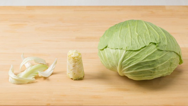 レンジで簡単☆キャベツの外葉ナムル