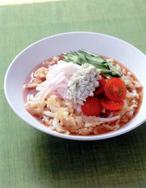 冷やしたぬきうどんのレシピ・作り方プロに教わるおいしいレシピ オレンジページ.net