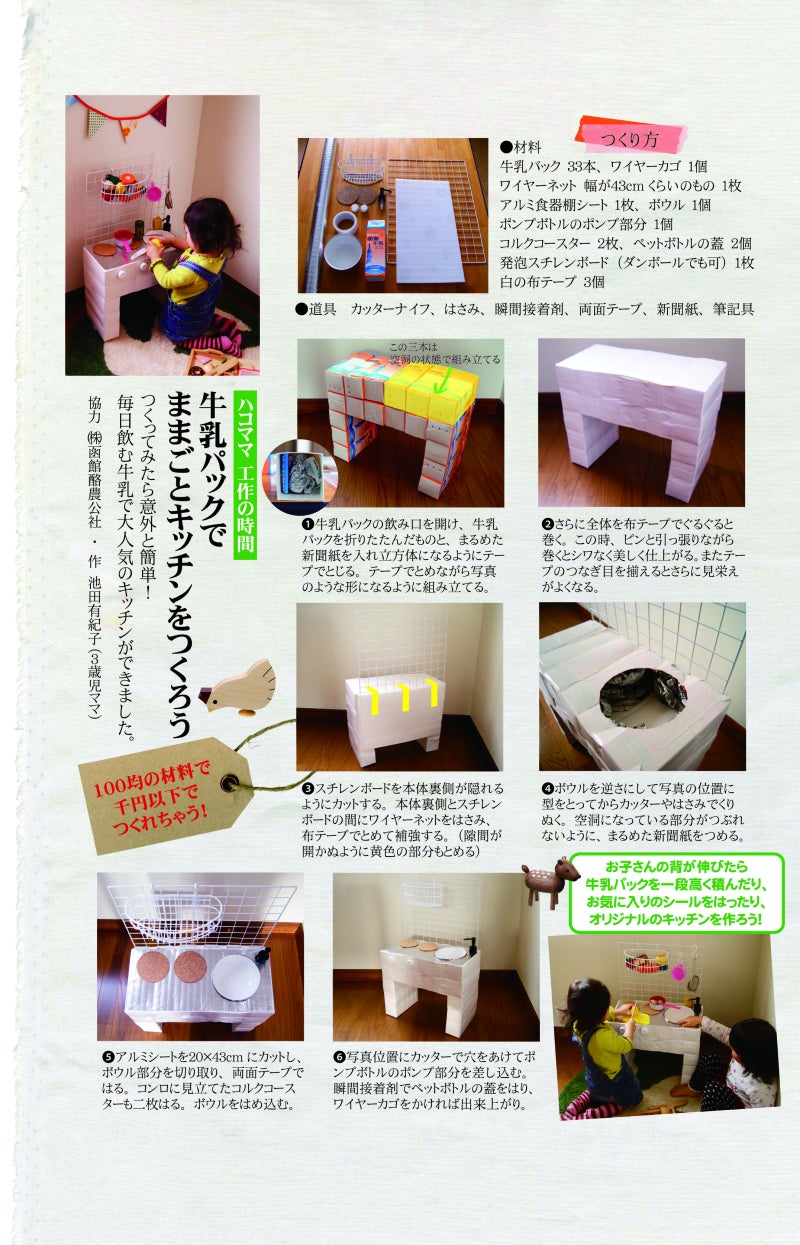 牛乳パックを使った「シンプルなトレイ」の作り方 1ページ目 ぬくもり