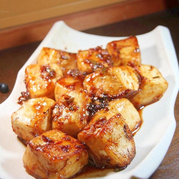 チンッ！焼き豆腐のふわふわトロロ