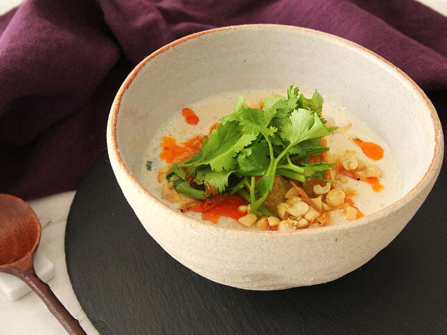 豆乳に「お酢」を注ぐだけでフワッフワ！ 台湾の朝食グルメ「鹹豆漿 シェントウジャン 」の作り方 - dressing ドレッシング