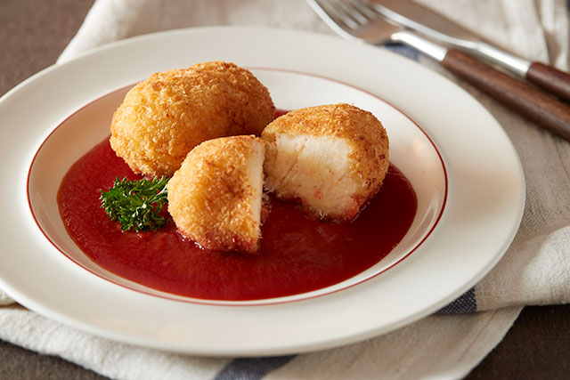 濃厚！紅ずわい蟹クリームコロッケ旨い！美味しさへのこだわり「ウオロク品質」商品・サービス株式会社ウオロク