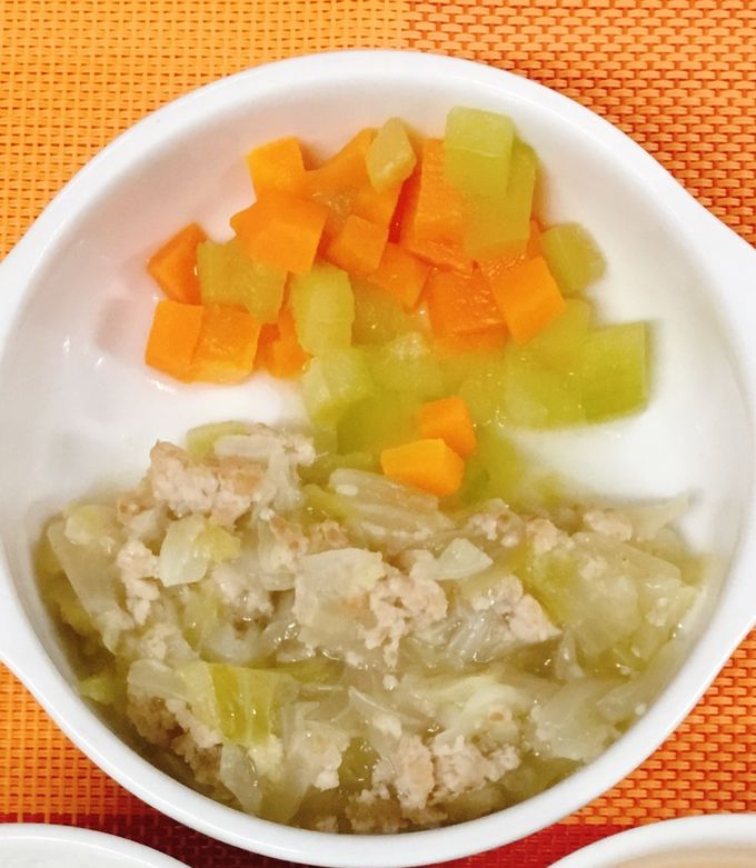 離乳食後期☆鶏肉とキャベツのおかゆ レシピ・作り方 by うーころちゃん - 楽天レシピ