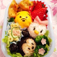 ツムツムシンデレラのお弁当 ♡yuka♡Snapdish スナップディッシュID:GC0X0a