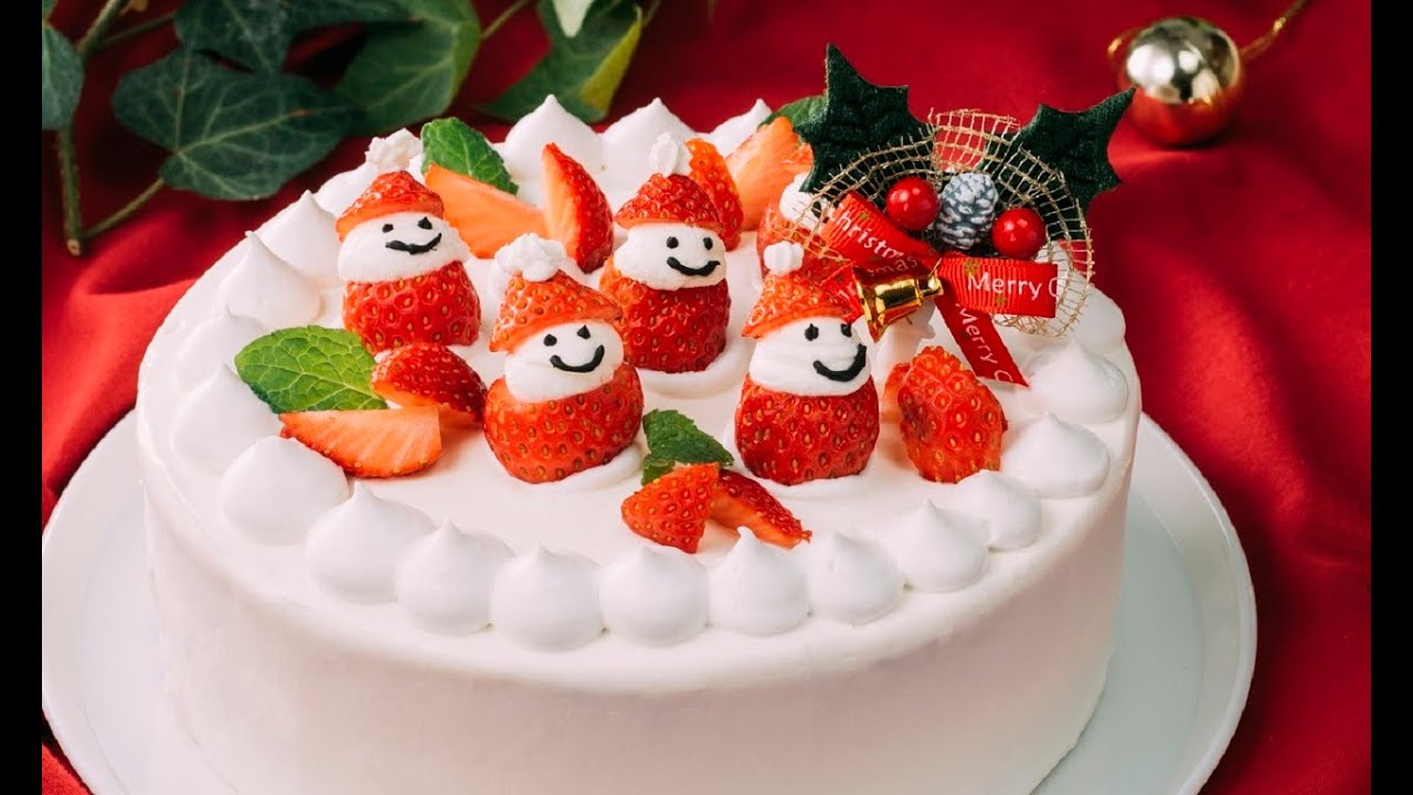 サンタいっぱいクリスマスケーキ : ふわふわ・もふもふ