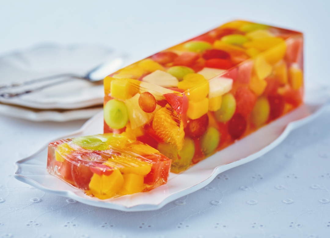 簡単!アガーで作る基本のフルーツゼリ