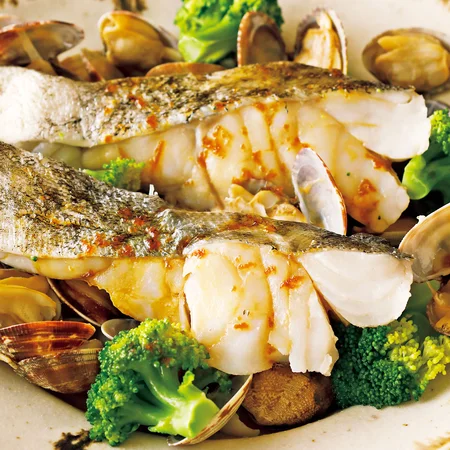 魚介といんげんの中華スープ