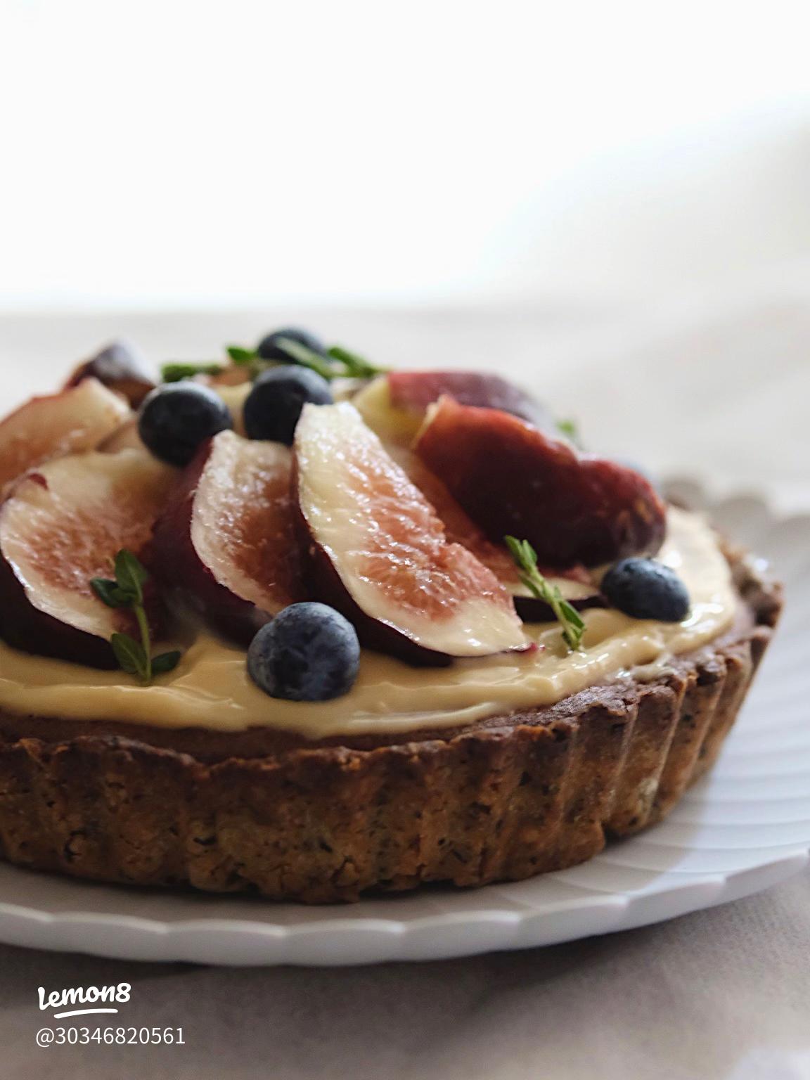 いちじくと紅茶のタルト秋の手作りスイーツ