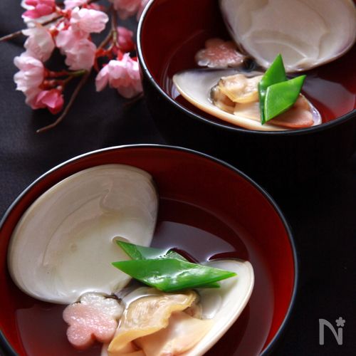おめでたい席に！はまぐりのお吸い物