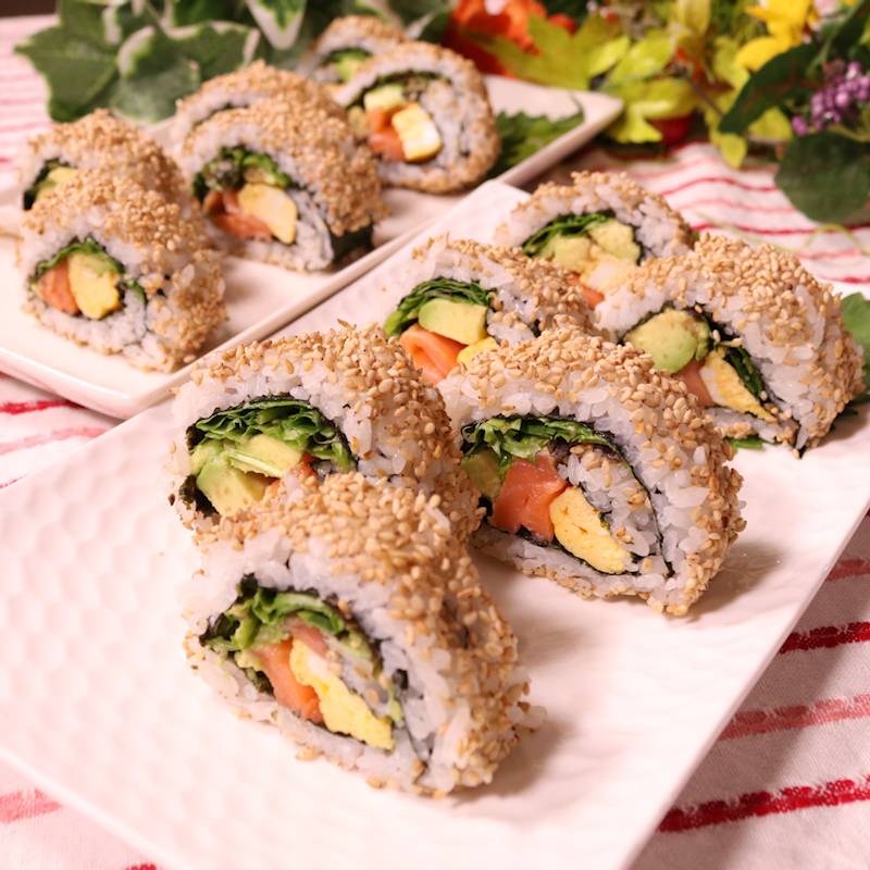 カリフォルニアロール 〜アボカドをのせて〜株式会社金子海苔店