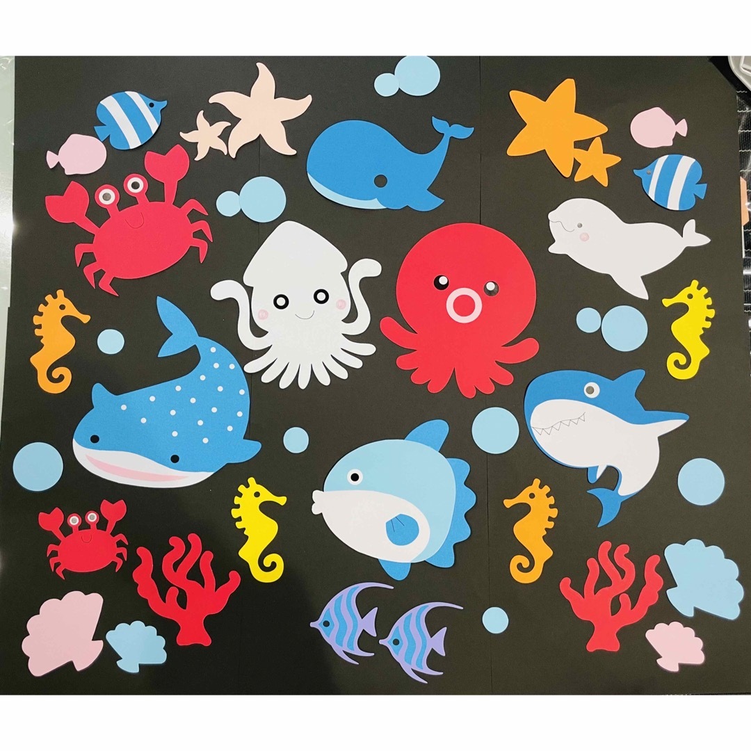 8月の壁面～お魚とあそぼう～保育士ワーカ