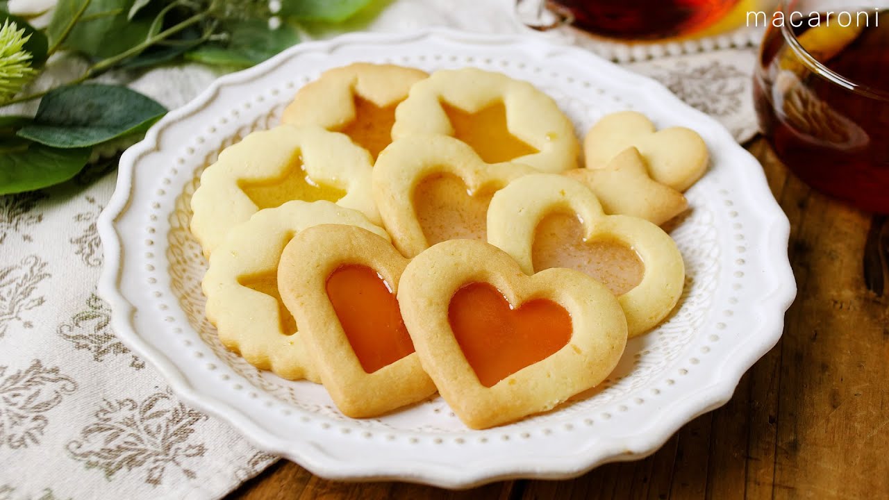 グミで作る♡ステンドグラスクッキーのレシピ