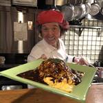 キチキチハッピーオムライス：オムライスおじさんパッカーン