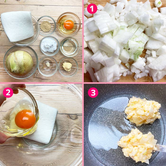 はんぺんチキンナゲットの作り方材料鶏ミンチ 120g はんぺん 1枚 ニラ 2〜3本 チーズ 30g 麺つゆ 2倍濃縮 大さじ1おろし生姜とおろしニンニク 各小さじ1 片栗粉 大さじ2作り方①ニラを適当に刻む ②ボウルに刻んだニラと残りの材料を全て入れたら全体的に揉み込みながら、粘り気がでるまで混ぜ合わせる。 生地の完成