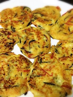 カニかま豆腐のもちもちお焼き簡単 ヘルシー おつまみ