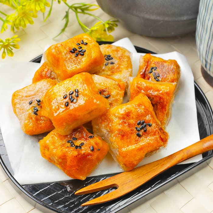 リメイクかぼちゃの煮物をカボチャサラダに変身