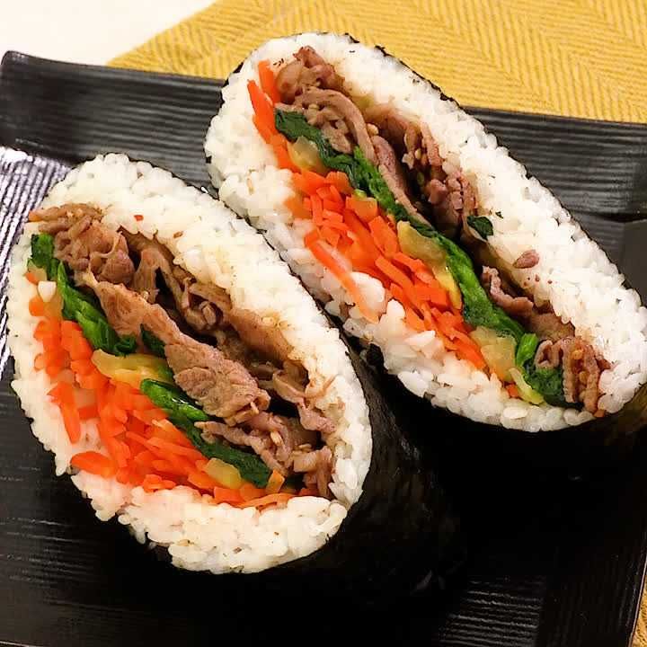 低糖質のキンパ弁当