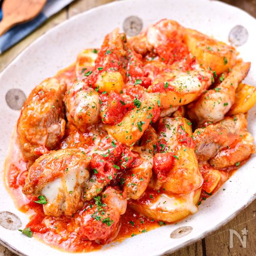 ♡フライパンde超簡単♡チキンとポテトのチーズ焼き♡鶏肉 レンジ 時短: Mizukiオフィシャルブログ「奇跡のキッチン」 Poweredby ライブドアブログ