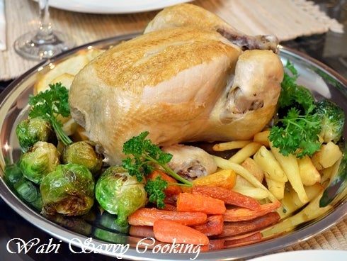 オーブンにおまかせ♪ローストチキン 森林どり