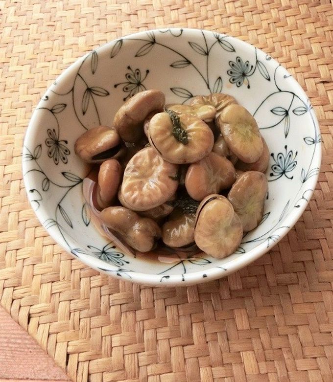 そら豆の薄甘煮