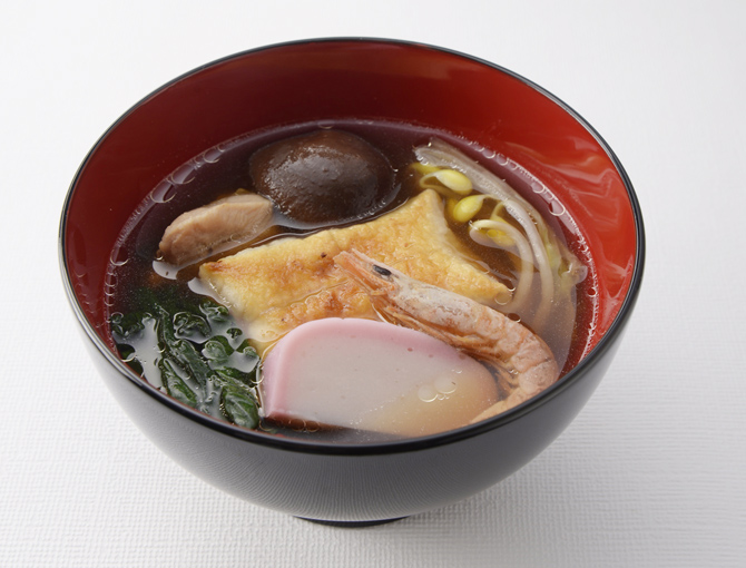 有 かねよみそしょうゆ焼きえび香る鹿児島の「お雑煮」