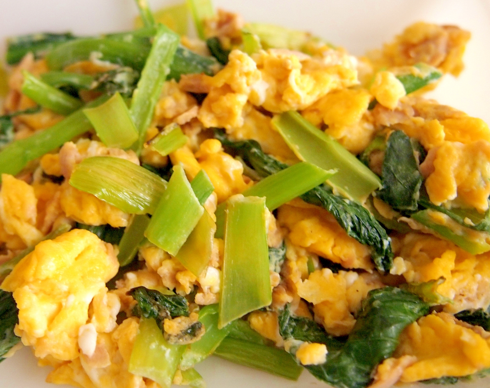 ほうれん草と卵のふんわり焼き