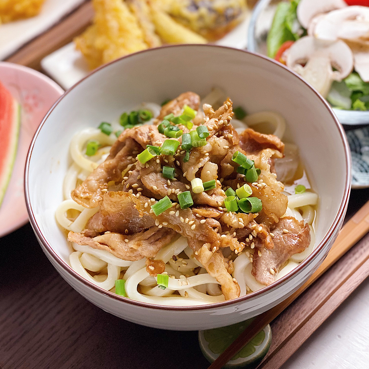 大葉香る冷しゃぶうどん豚肉通販 和豚もちぶた 公式 国産豚肉のお取り寄せ・お歳暮・お中元・ギフトなど贈り物に人気