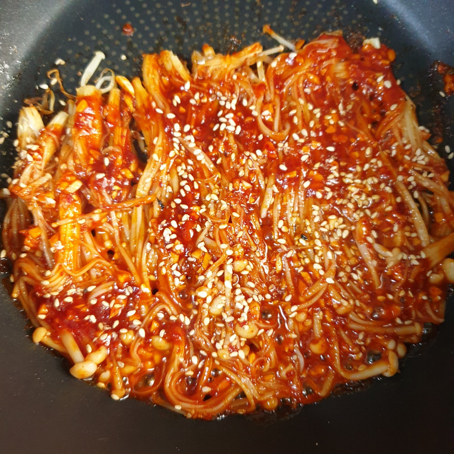 レンジで！えのきのタレ和え★