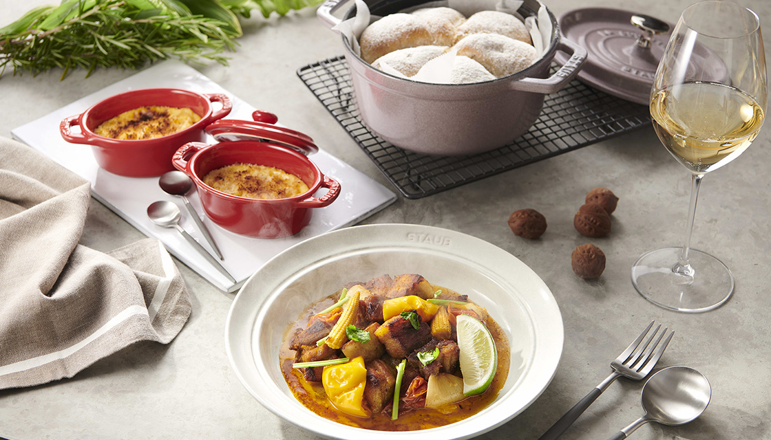 ストウブオーブン煮で大根の煮物