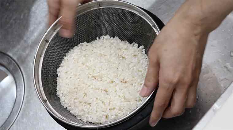 炊飯器で作る栗おこわ