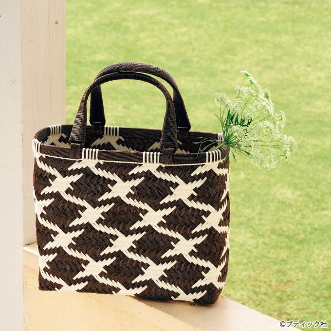 エコクラフトで作る和風のかごバッグと小物入れ 総集編」クラフトバンド作品の作り方 本の紹介 ぬくもり