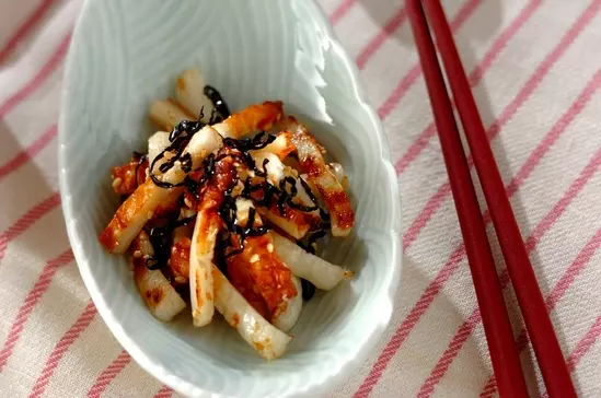 ちくわの塩昆布炒め 副菜